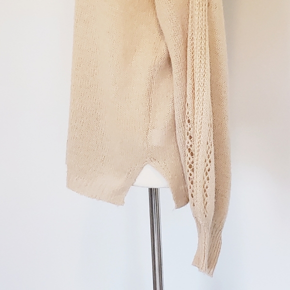 Cozy Casual open knit wool blend sweater Sz M/L - Picture 3 of 10